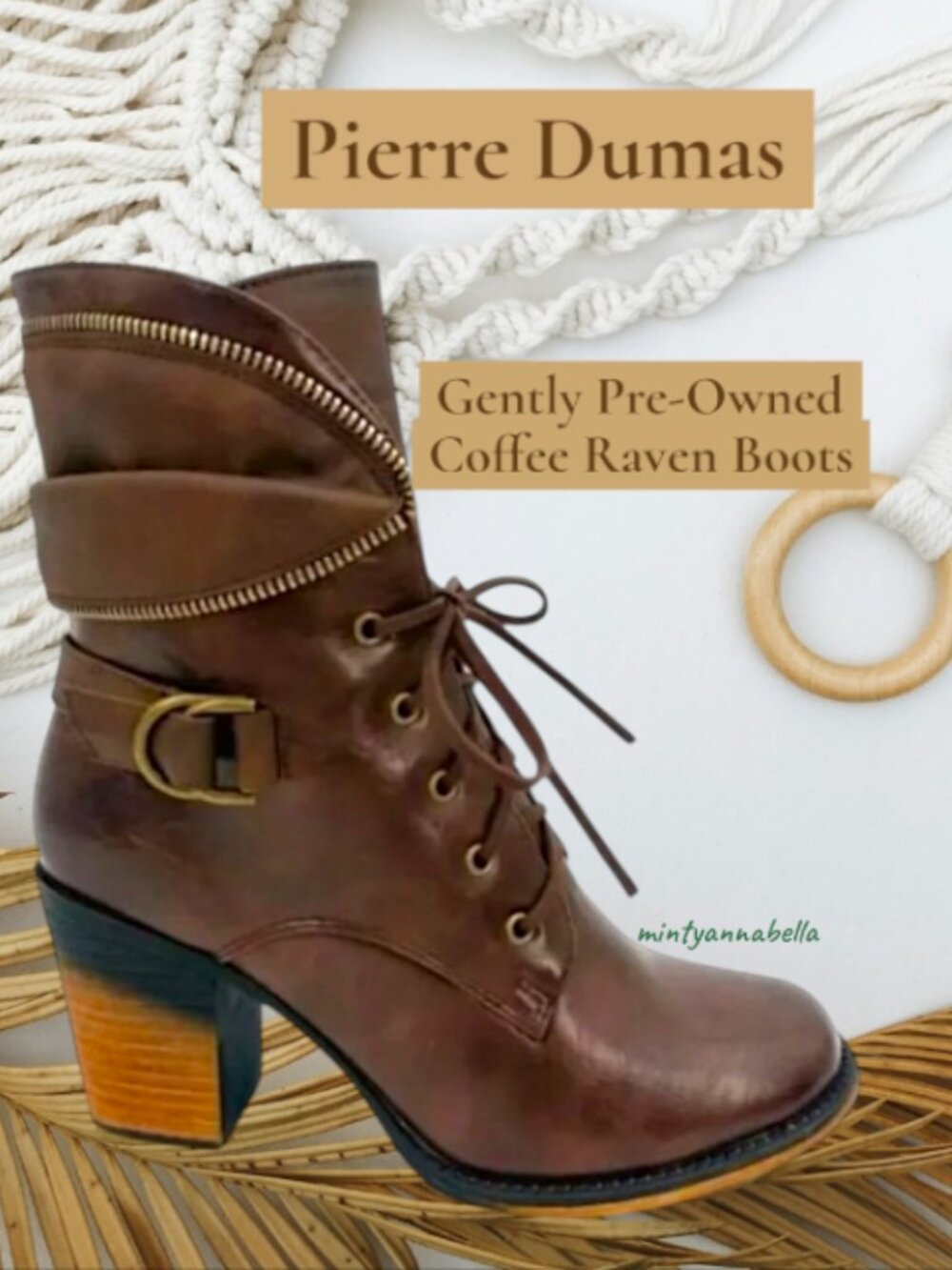 Pierre Dumas Coffee Raven Boots